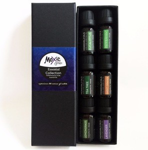 Aromatherapy Top 6 Essential Oils 100% Pure & Therapeutic grade - Basic Sampler Gift Set & Premium Kit - 6 / 10 Ml