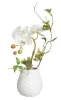 Artificial Orchid Flowers Arrangement with Pot Ornaments Bonsai Home Party Garden Decoration