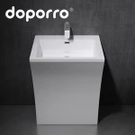 Artificial stone washing basin sanitary ware wall hung acrylic bathroom sink
