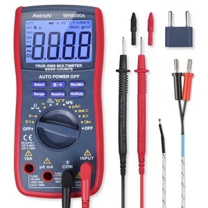AstroAI Digital Multimeter, TRMS 6000 Counts Volt Meter Manual Auto Ranging; Measures Voltage Tester