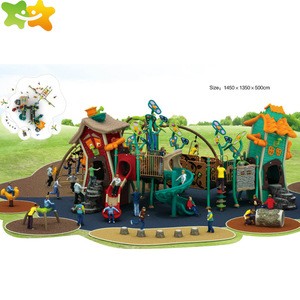 Attractive kids plastic outdoor playground toys equipment slide