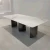 Import Atunus Hot Sale Home Furniture Goose Egg Oval Shape Sintered Stone Rock Slab Dining Table Modern Dining Tables from China