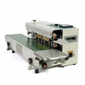 Automatic Horizontal Continuous Plastic Bag Band Sealing Sealer Machine FR900