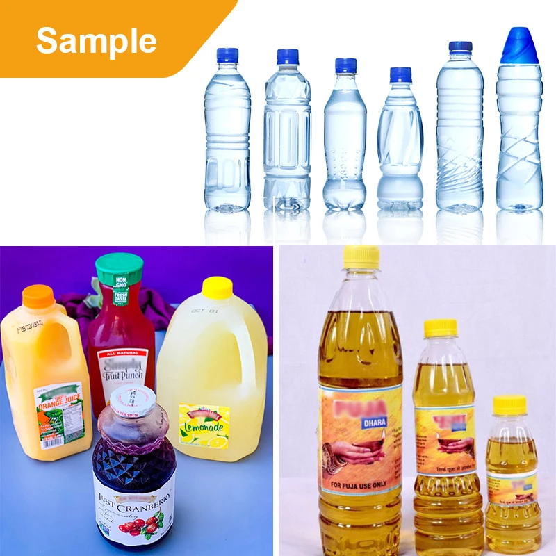 Automatic production line apple orange lemon fruit tropical juice bottle filling and capping machine