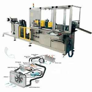 Automatic Servo Type Corrugated Fin Forming Machine For Condenser and Radiator Cores