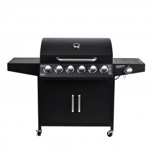 B6+1 6Burners With Side Oven CE/TUV/ LFGB Certificate Easy to Clean High quality  outdoor Gas BBQ  Grill