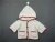 Import Baby Boys White Color Children Hooded Cable Knit Cardigan with Pocket from China