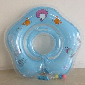 Baby Floating Swim Ring PVC Infant Inflatable Swimming Pool Bath Neck Ring infant neck float circle