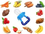 Baby Food Feeder Fresh Fruit Juice Pacifier Silicone Nipple Feeding Nibbler Reusable Aching Pacifier