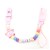 Import Baby shower gift Infant Wooden Beads Teething Toy Holder Chain Pacifier Clip from China