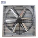 Basement Exhaust Axial Air Ventilation Extracor 50Inch Greenhouse 380V Industrial Wall Mounted Fan