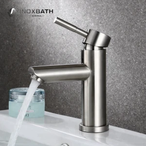 Bathroom mixer wash sink tap stainless steel faucets single handle basin faucet