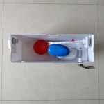 Bathroom polypropylene toilet tank syphon side lever