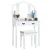 Import Bedroom Wood Furniture Vanity Dressing Table,White Makeup Tocador Dresser With Mirror from China