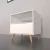 Import Bedside table factory wholesale solid wood simple modern furniture locker from China