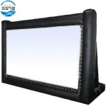 Best price inflatable cinema screen, used inflatable tv movie air projection screen outdoor