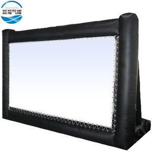 Best price inflatable cinema screen, used inflatable tv movie air projection screen outdoor