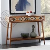 Best Price New Design Makeup Table Modern Solid Ash Wood Console Table With Mirror