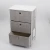 Import Best Quality China Manufacturer 3 furniture Canvas Chest Of Craft Drawers Cabinet from China