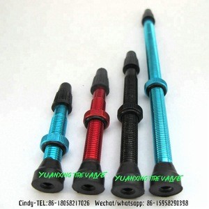 Bicycle Tubeless Tire Valve Stem ,Red   Black   Blue