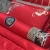 Import Big red delicate embroidery egyptian cotton king size wedding bedding set luxury duvet covers from China