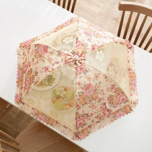 Big Size Umbrella Style Hexagon Gauze Mesh Food lace Covers Meal Table Cover Anti Fly Mosquito Kitchen Gadgets Cooking Tools