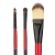 Import black wood handle nylon hair woman facial foundation eyeshadow 7pcs makeup tool brush kit from China