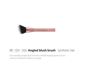 Blush Brush Synthetic Hair Aluminum Handle Cosmetic Brush