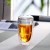 Import Borosilicate Glass tea cup set with glass filter and glass lid from China