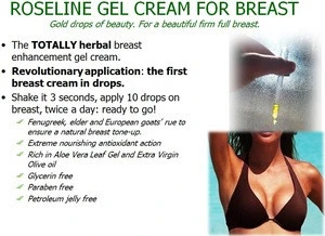 Breast tight cream oil 100% organic for female Instant breast lift effect made in Italy BIO origin
