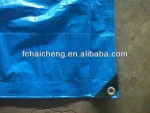 Bright Blue Woven Polyethylene Tarps