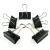 Import Business gift airplane shape fold back clips office stationery binder clips from China