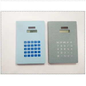 Calculator cover notebook Solar calculator customized colors