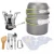 Import Camping outdoor titanium pot folding Cookset for Camping from China