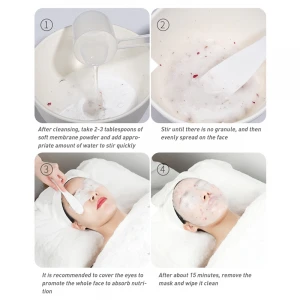 Canada Hot Sale Skin Care Lavender Powder Mask Organic Hydro Whitening Rose Jelly Mask Powder