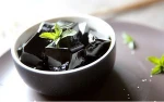 Canned grass jelly topping for dessert