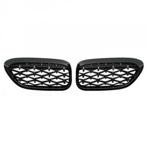 Car Diamond Kidney Grille Racing Grill Fit For Bmw 3 Series F30 F35 F31 2011-Front  Grille