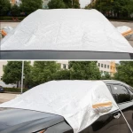 Car shading block snow block half cover car clothes front gear glass sunscreen heat shield plus thick snow block snow guard car