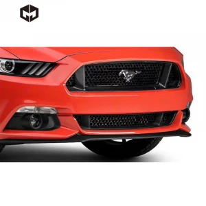Carbon Fiber Front Center Bumper Centre Grill Intake Grid Grille Car Accessories Body Kit for Mustang