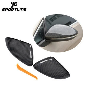 Carbon Side Rearview Mirror Cover Caps replacement for Volkswagen MK7 Golf VII