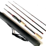 Carbon Surf Casting travel Fishing Rod 4 Pieces  Fishing Rod Bag Top Seat  m Action Solid Reel Packageportable sea fishing rod