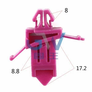 Cars Plastic Clips Fasteners Leaf Plate Fixation Clips