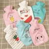 Cartoon cute colorful hot water bag & hot water bottle with cover