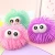 Import Cartoon LED Light Up Glowing Hair Flash Ball Baby Elasticity Boys Girls Children Squeeze Sea Urchin Toys Random Color FA0412 from China