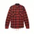 Import Casual mens full sleeve red plaid shirt custom distressed raw-edge checked cotton flannel fitness ripped shirts for man from China