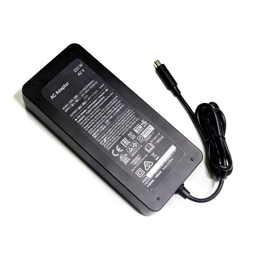 CE 42V 5A Power Supply Charger EU US AU UK Plug Battery Adapter Kit Electric Scooter Charger For max g30 Electric Scooter Parts