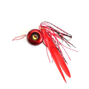 Cemreo 80g High  Quality Red Squid Skirted  Saltwater Cuttlefish Jigging Fishing Lure