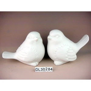 Ceramic Bird Couple Decoration for Indoor Outdoor, Ceramic Ornaments Wholesale