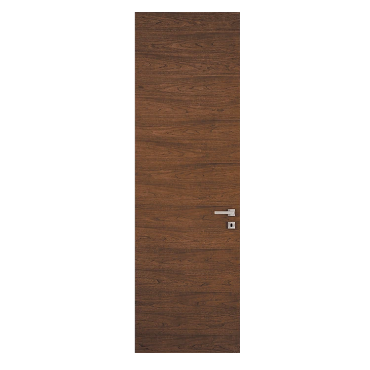 Cheap frameless wooden wood texture veneer  flush mounted secret room doors concealed hidden high door