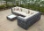 Import cheap PE outdoor rattan sofa sets Garden wicker sofa furniture from China